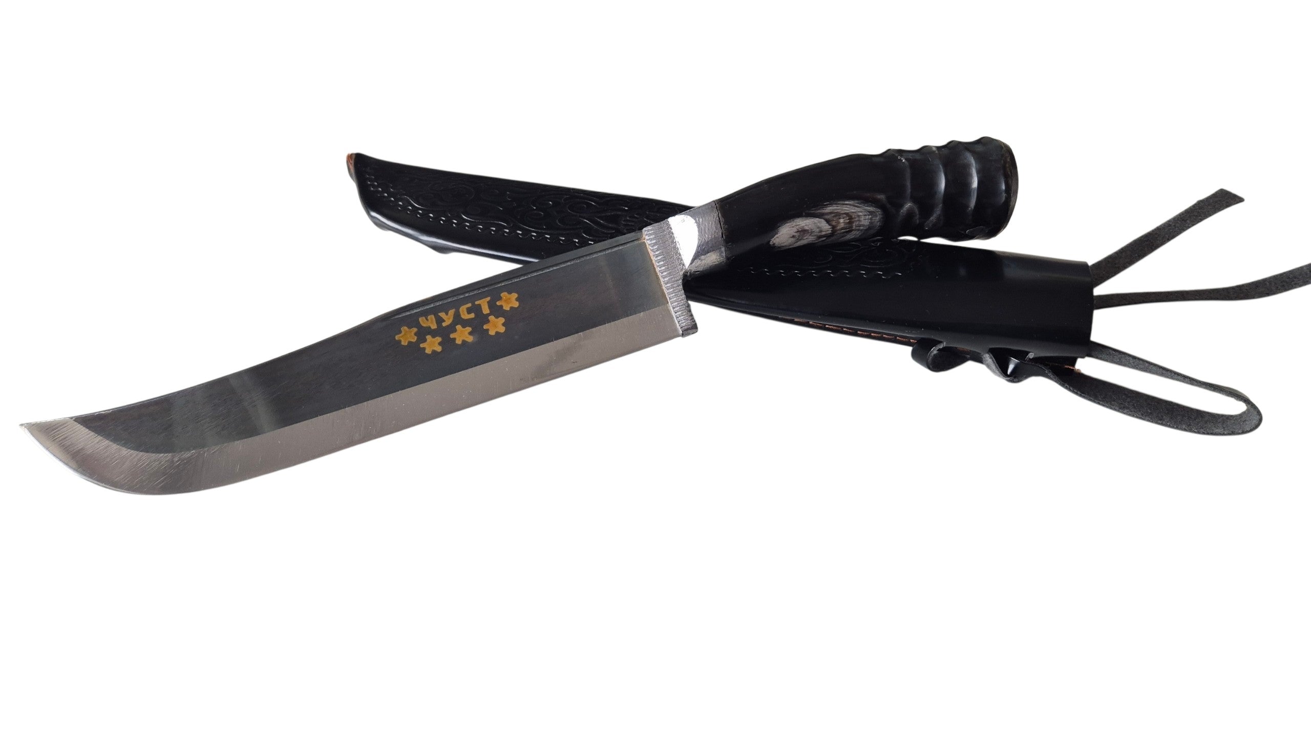 Usbekischer Kochmesser – Phack "Black Horn"