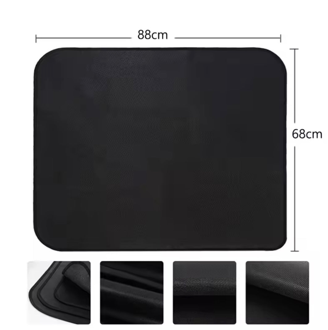 Feuerfeste Unterlage.