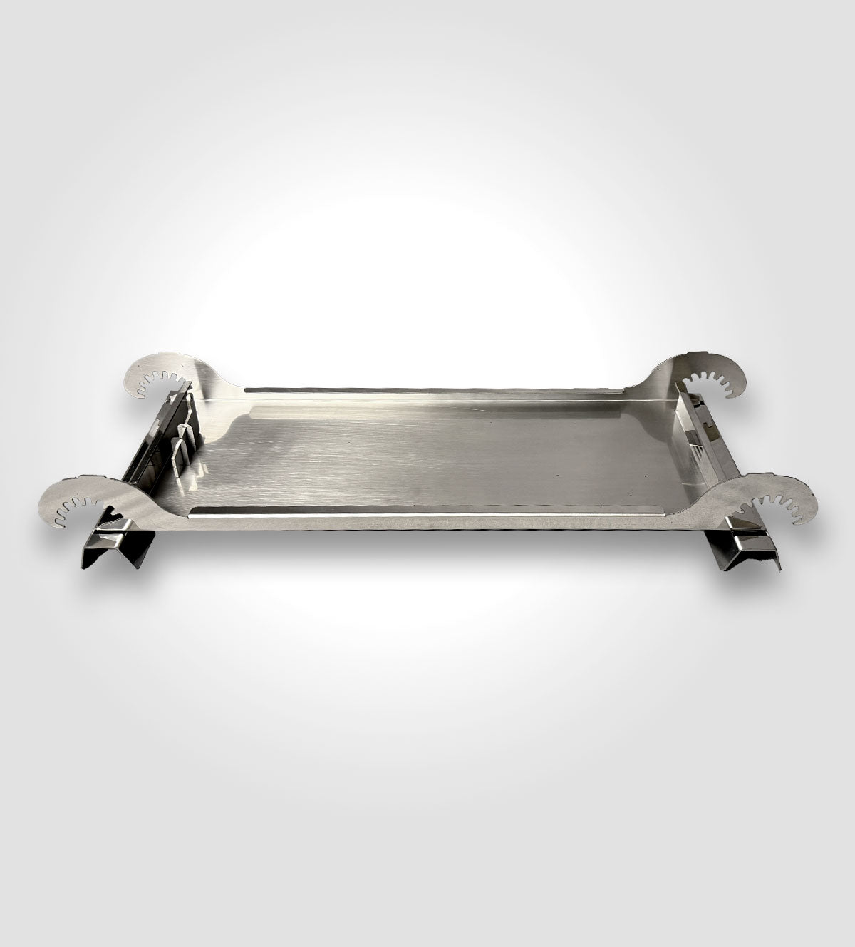 Flammlachsbrett aus Elelstahl!