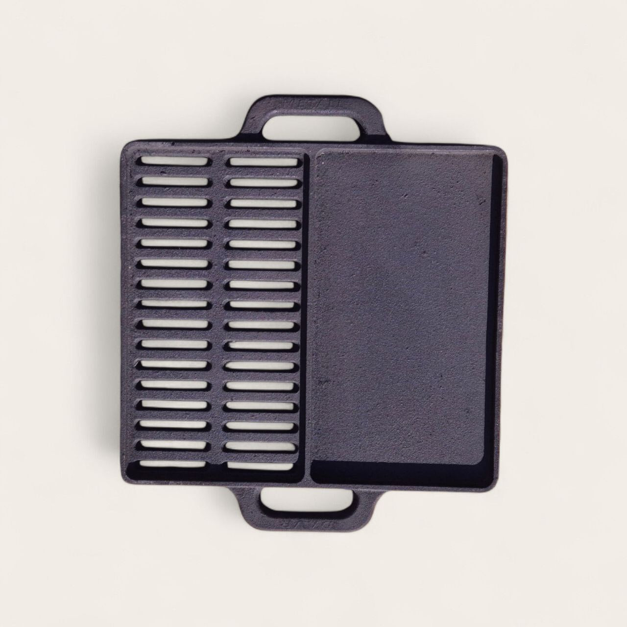 Massive Gusseisen-Grillplatte-Shale (Rechteckig).