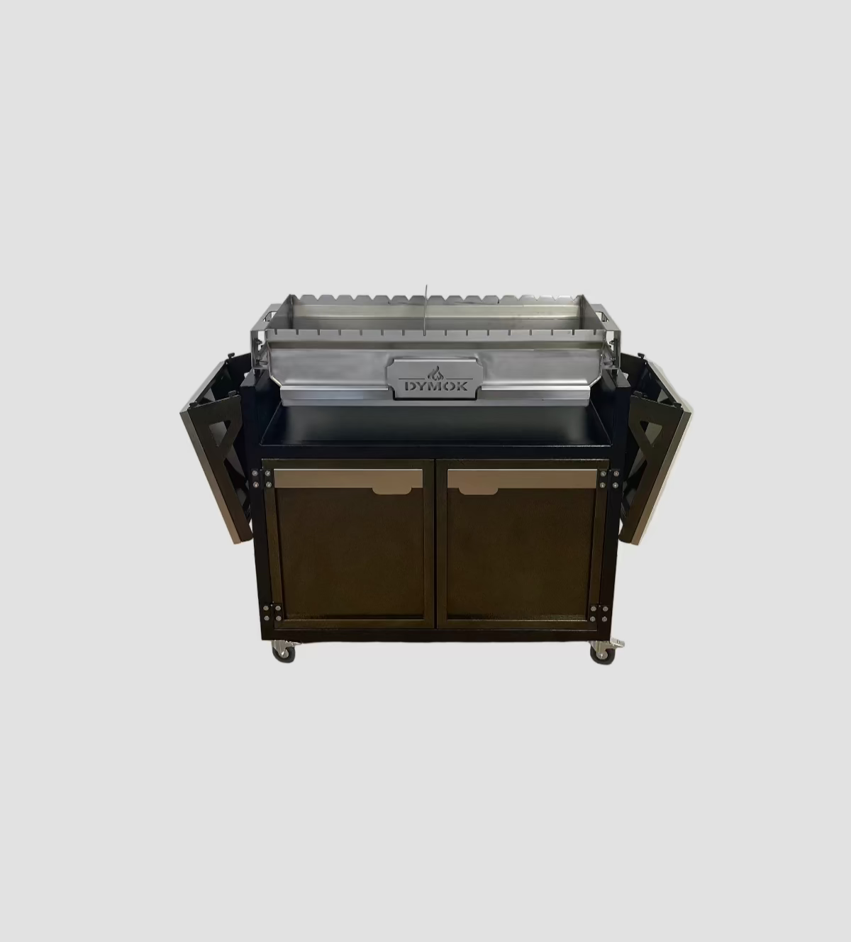 MAXI-TRON mit MAXI Mangal Grill - Regale zugeklappt