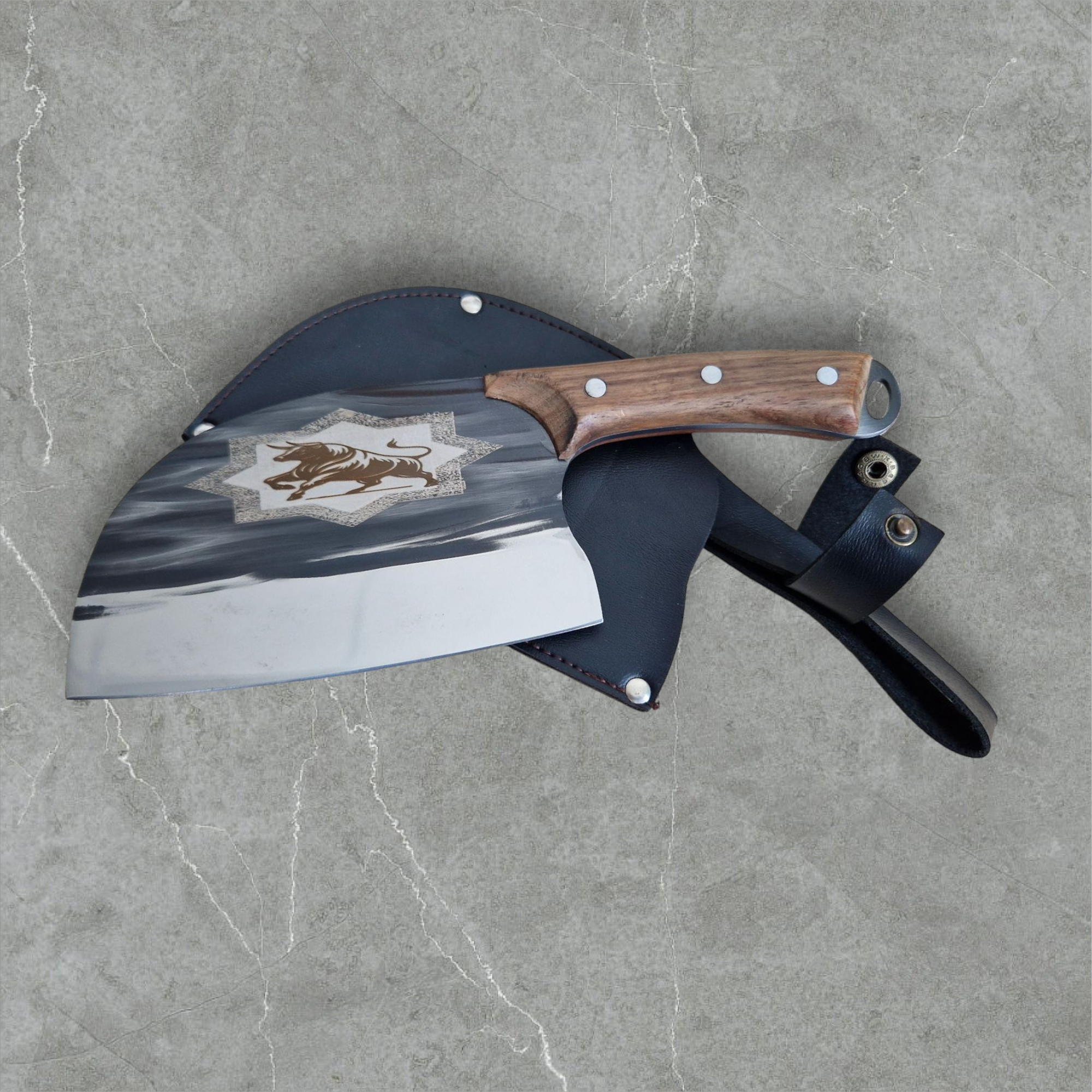 Usbekische Koch Messer. Hackmesser.