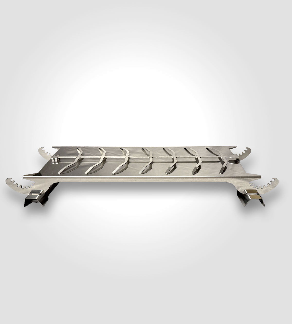 Flammlachsbrett aus Elelstahl!