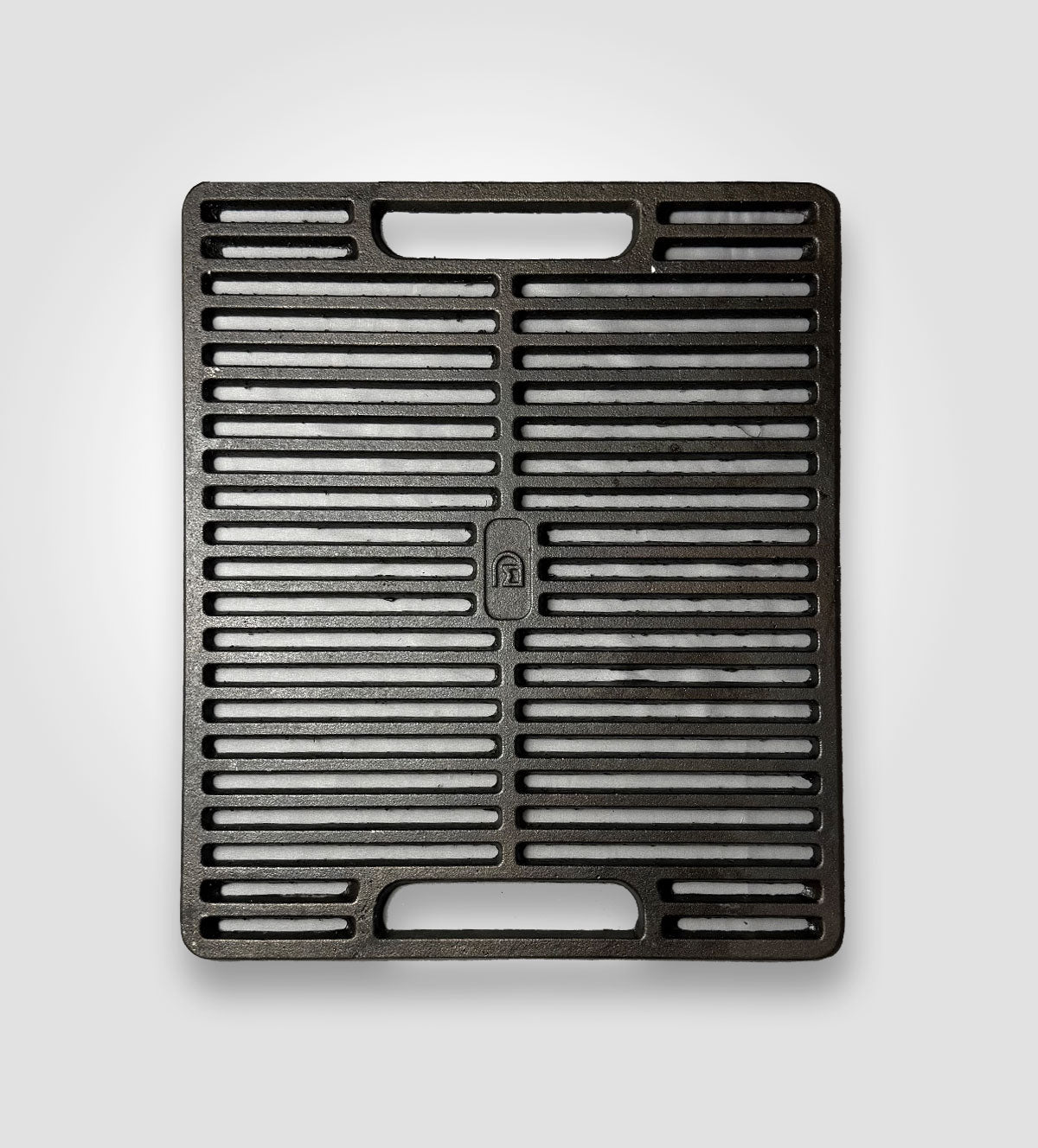 Massive Gusseisen-Grillplatte ( Rechteckige ).