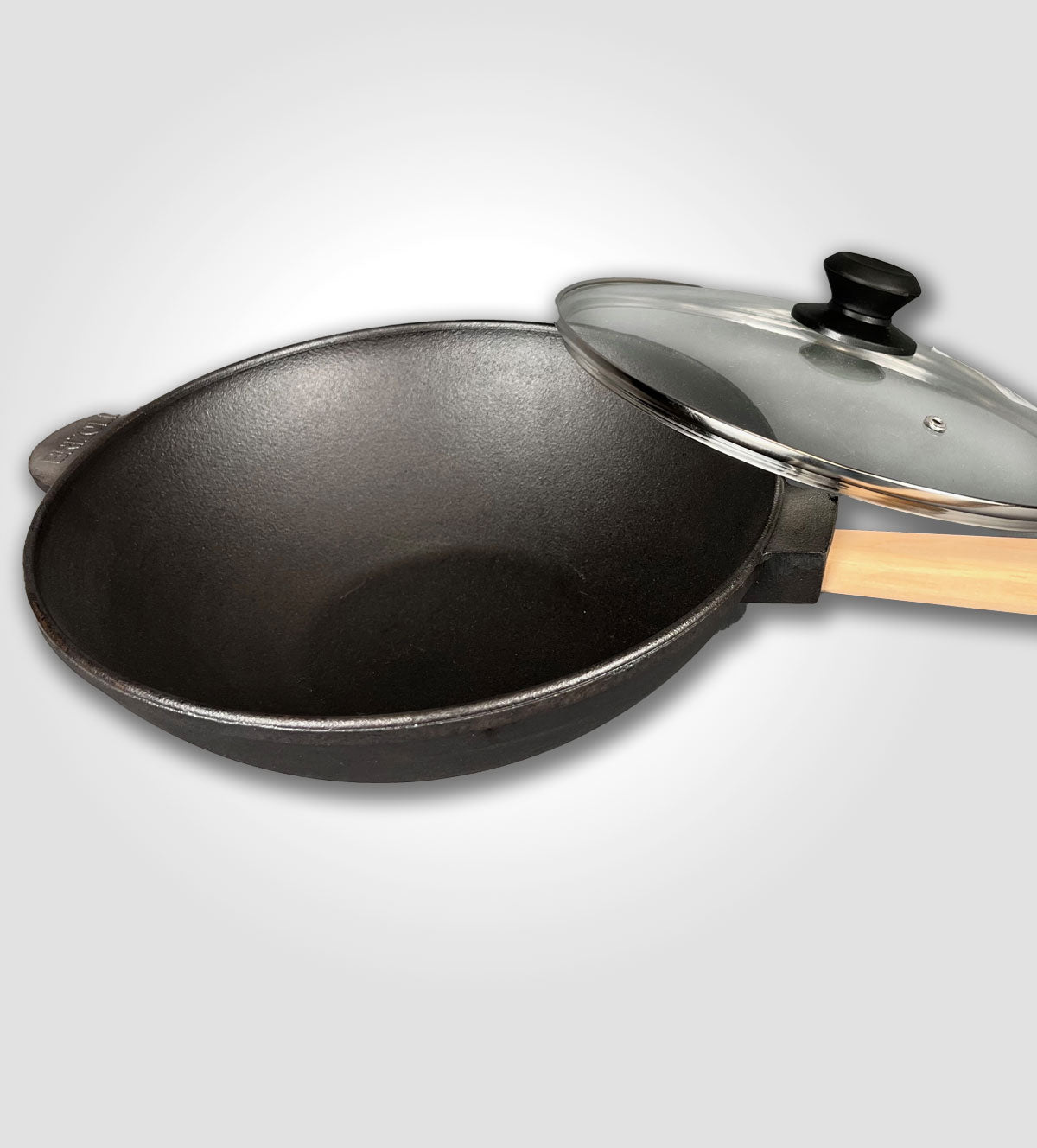 "WOK" sartén de hierro fundido